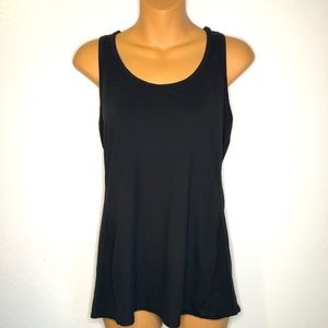 Athleta Razor Back Black Tank Top Size Small
